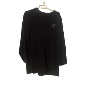 Cozy Black Knit Sweater